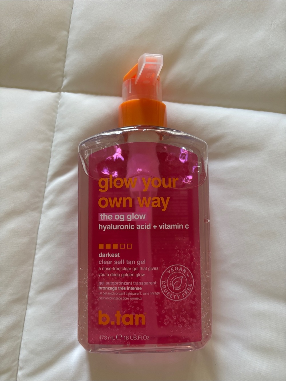 Glow Your Own Way The OG Glow Clear Self Tan Gel - Pink/Orange